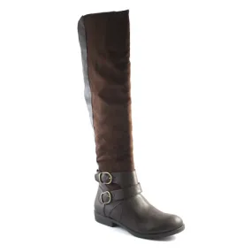 Nine West Women's Woodsie Knee-High Boot Brown 6.5