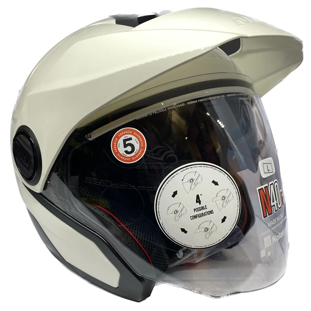 Nolan N40-5 Classic Helmet - White