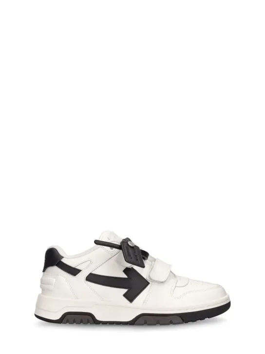 Off-White   Out Of Office leather sneakers w/straps 