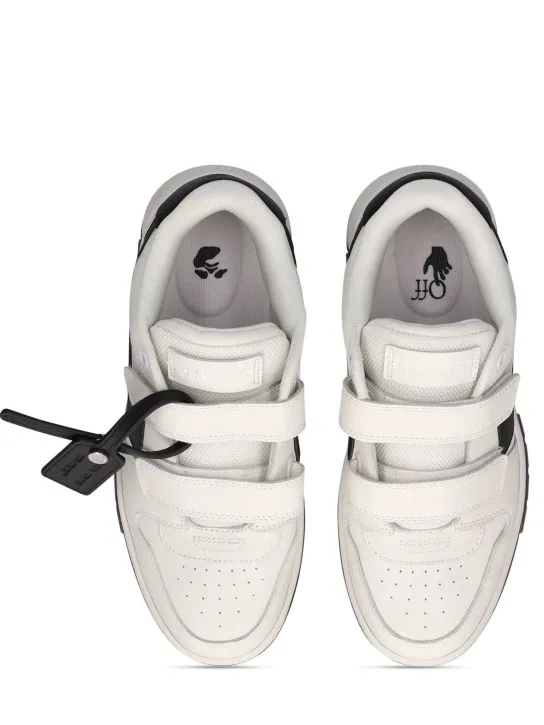 Off-White   Out Of Office leather sneakers w/straps 