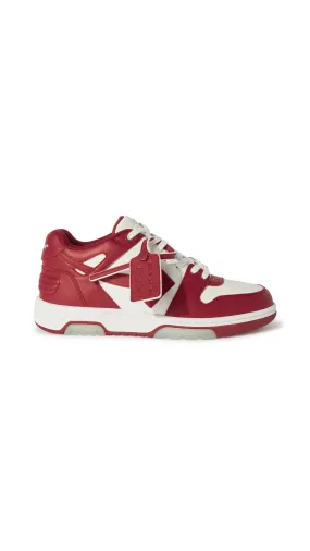 Out Of Office Calf Leather Sneakers - Red