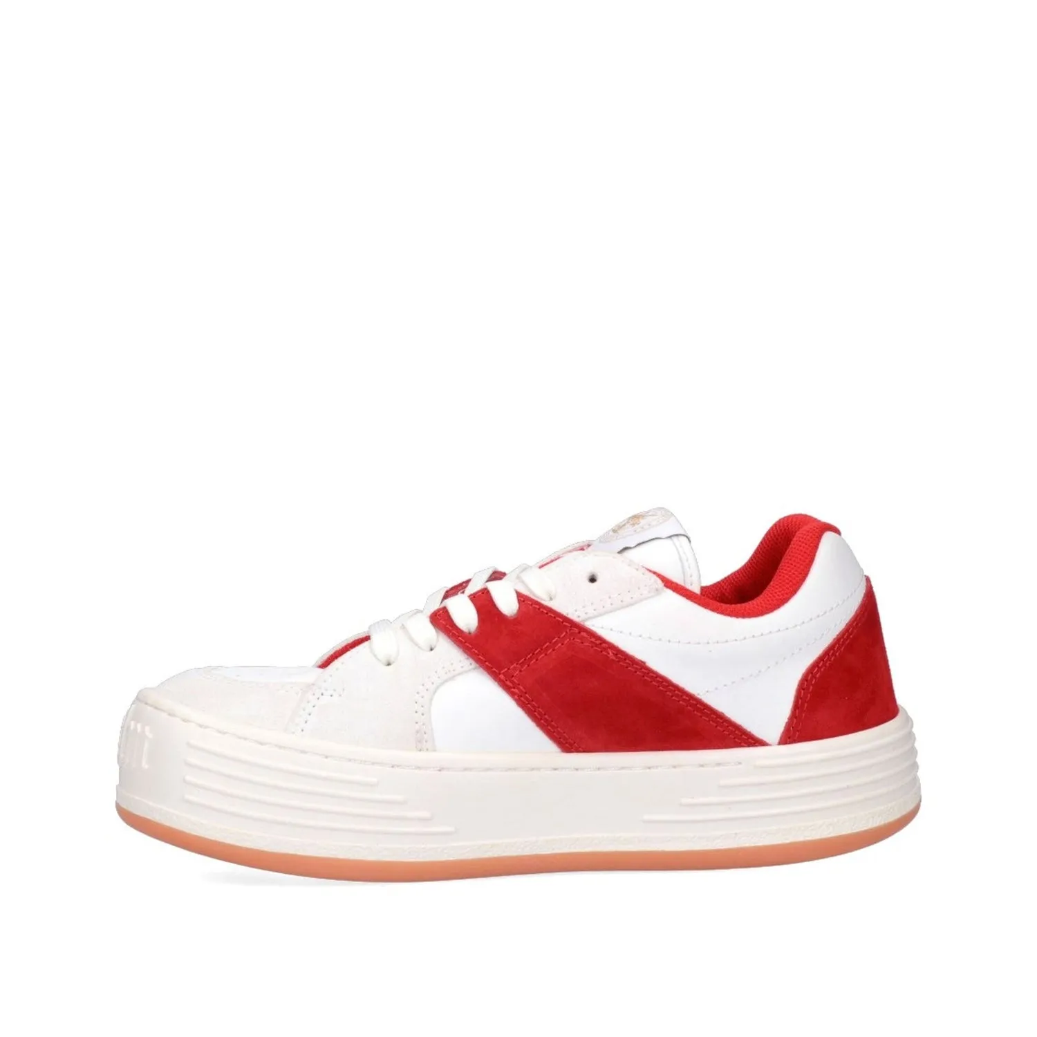 Palm Angels    Palm Angels Leather Logo Sneakers