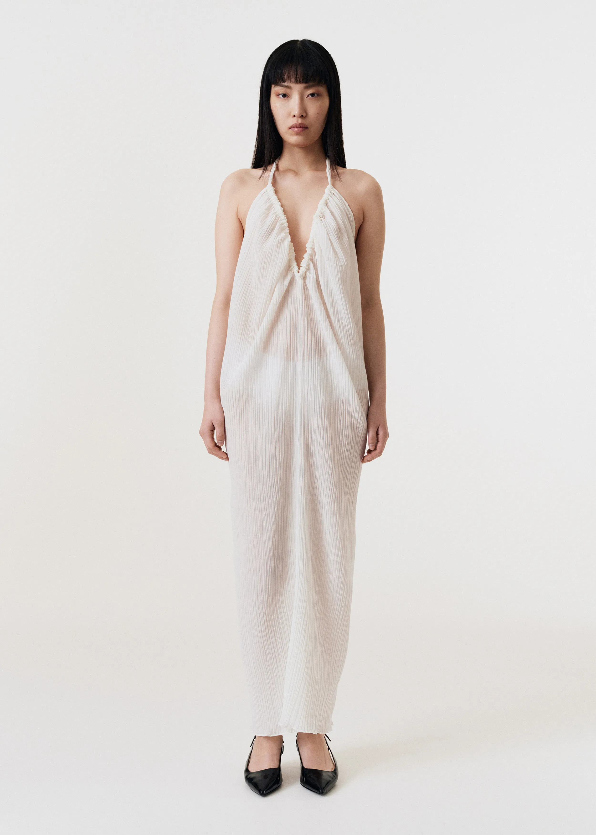 Parchment Textured Dress