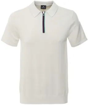 Paul Smith Knitted Zip Polo Shirt