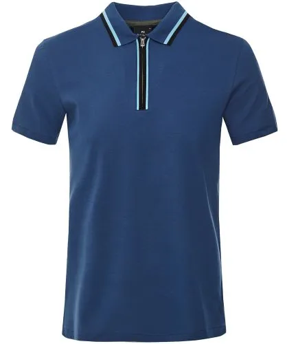 Paul Smith Zip Collar Polo Shirt