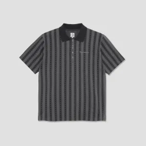 Polar Road Zip Polo Shirt Graphite