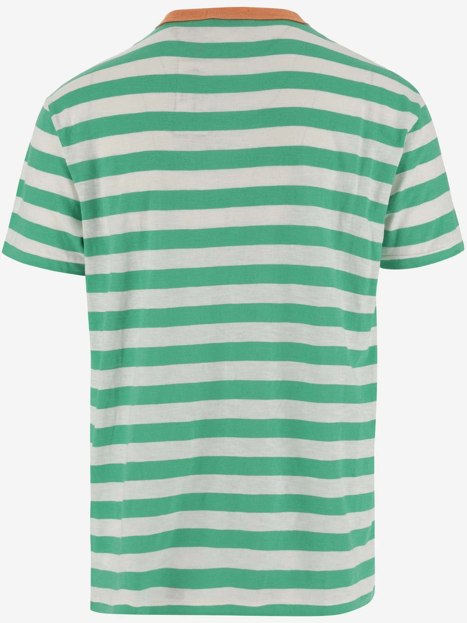 Polo Ralph Lauren    Polo Ralph Lauren Cotton T Shirt With Striped Pattern And Logo