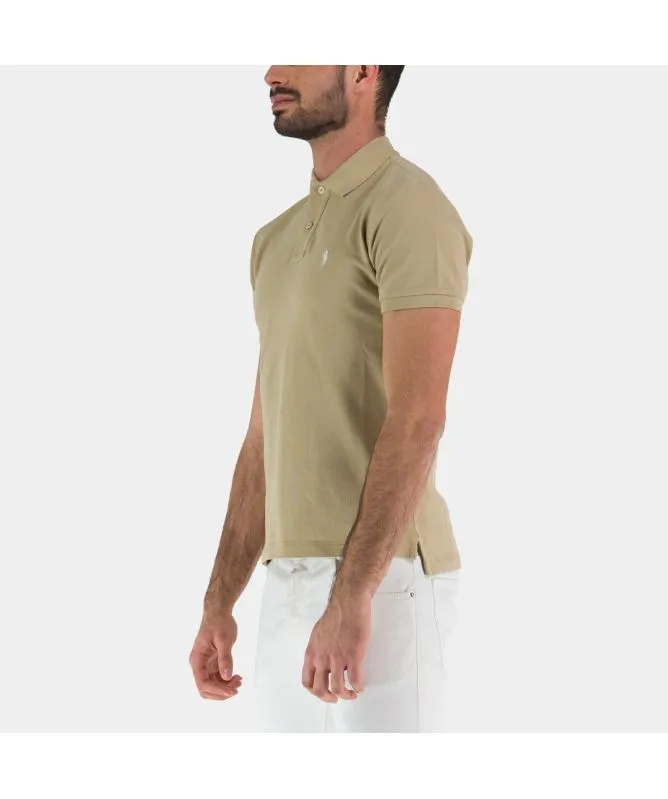 Polo Ralph Lauren Slim Fit Classic Polo T-Shirt | Beige-710536856354 -kular fashion