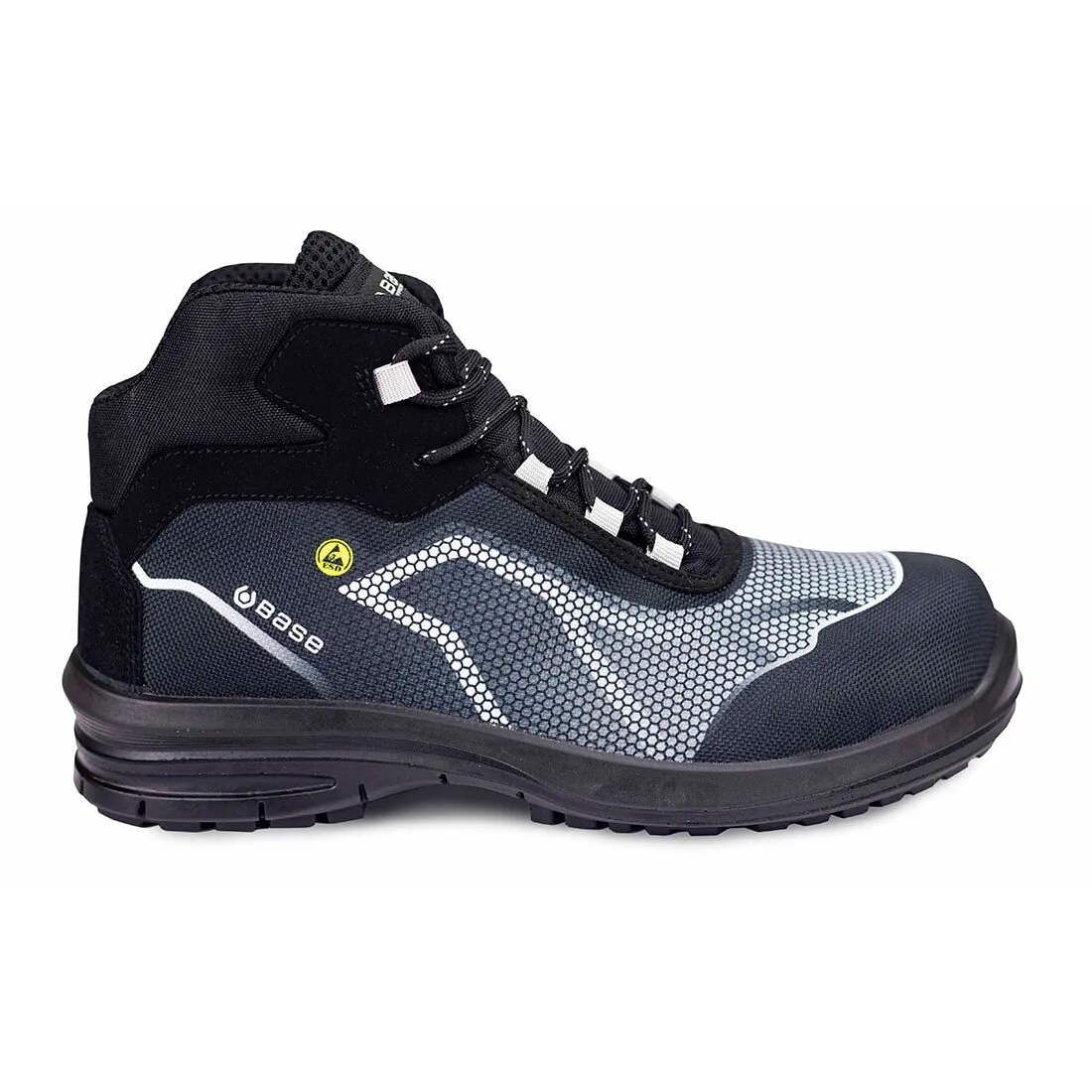 Portwest Base B0979E OREN TOP ESD S3 Smart Evo Boot - Black/Grey