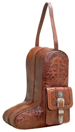 Product Name:  American West Zip-Around Antique Tan Leather Boot Bag