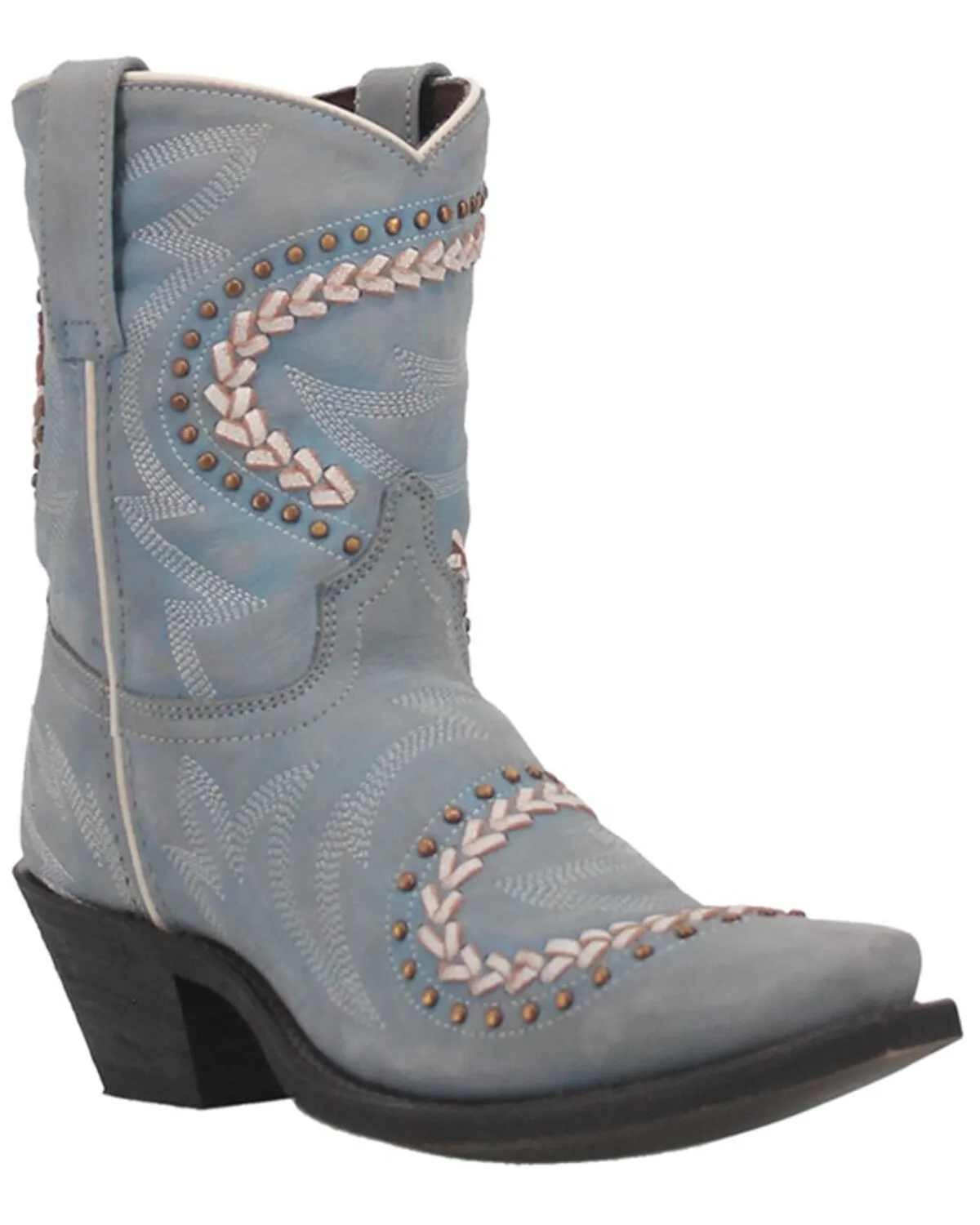 Product Name:  Laredo Women's Fancy Leather Western Boot - Snip Toe