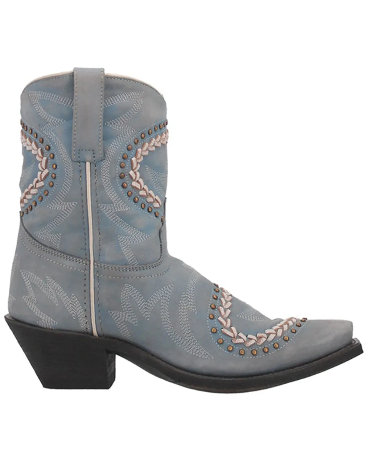 Product Name:  Laredo Women's Fancy Leather Western Boot - Snip Toe