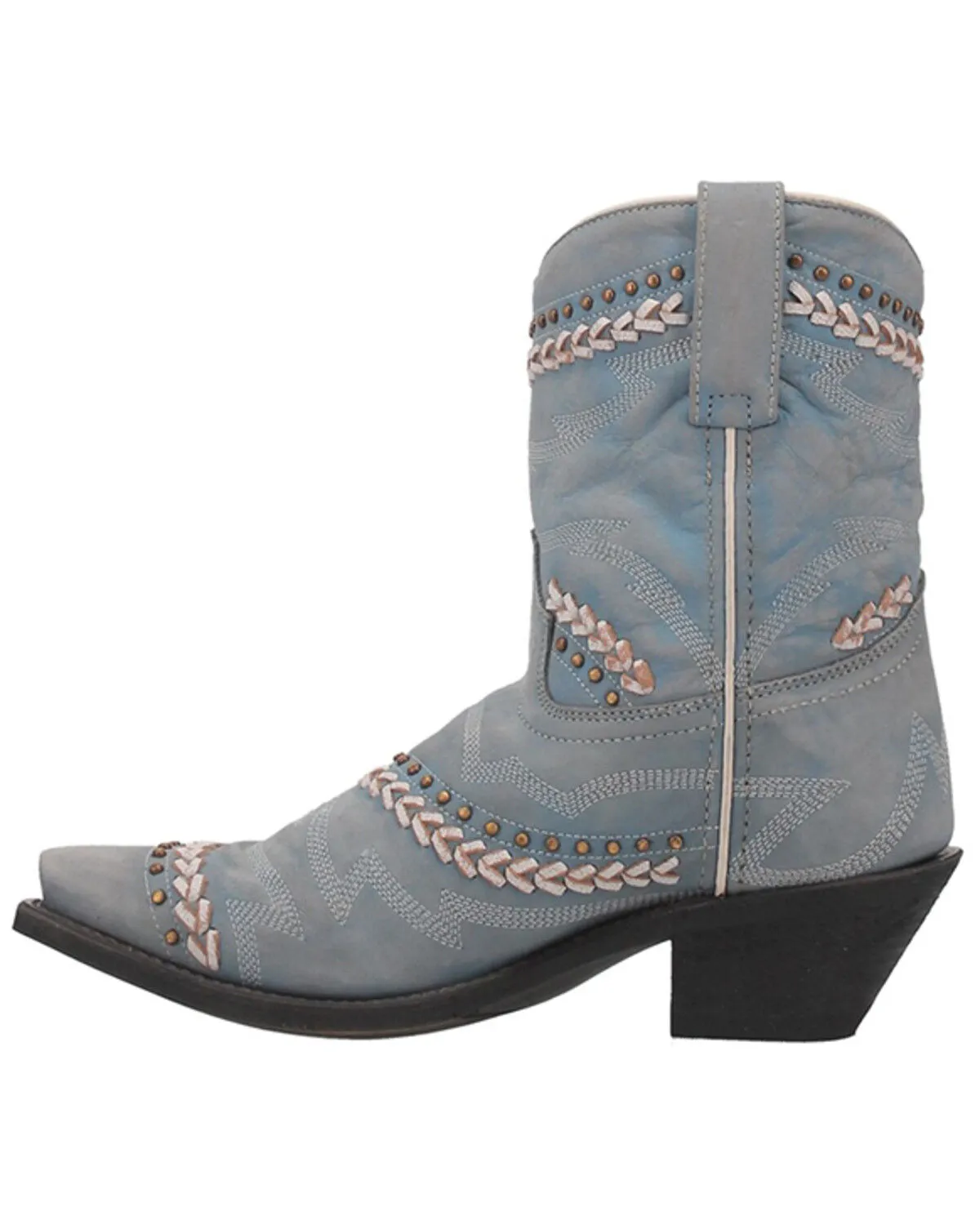 Product Name:  Laredo Women's Fancy Leather Western Boot - Snip Toe