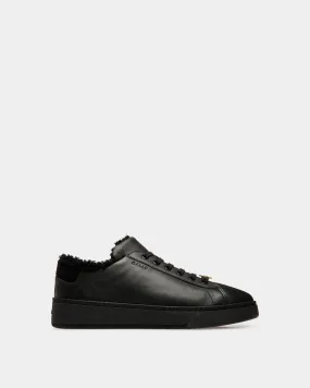 Raise Sneakers In Black Leather 