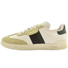 Ralph Lauren Polo Low Top Trainers Beige