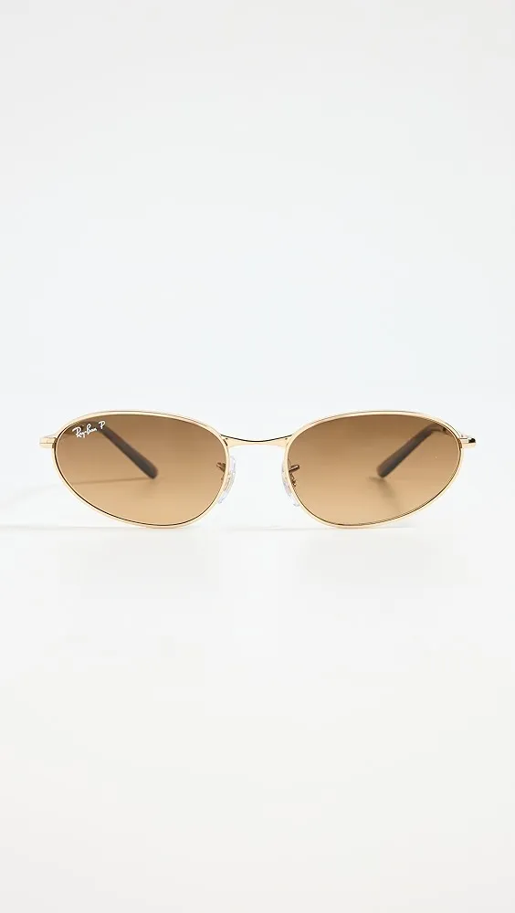 Ray-Ban   RB3734 Oval Sunglasses 