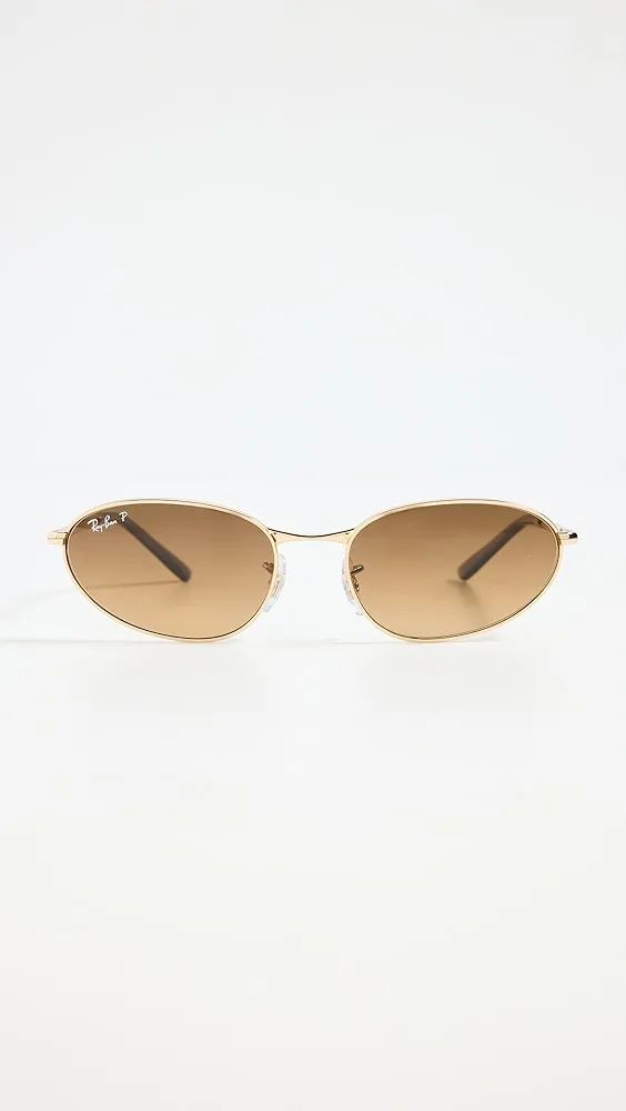 Ray-Ban   RB3734 Oval Sunglasses 