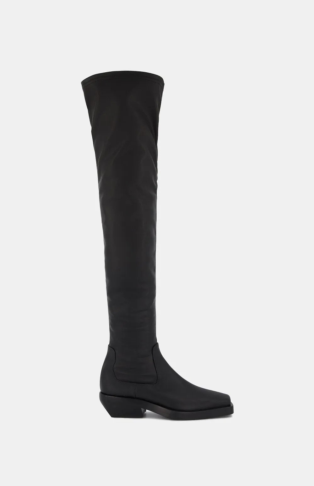 Rebe Paris Over The Knee Boot Black