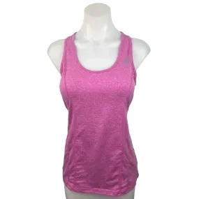 Reebok Pink Scoop Neck Racerback Running Athletic Workout Tank Top Size S