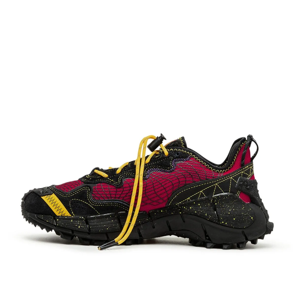 Reebok x ASAP Nast Zig Kinetica II Edge (Black / Red / Yellow)