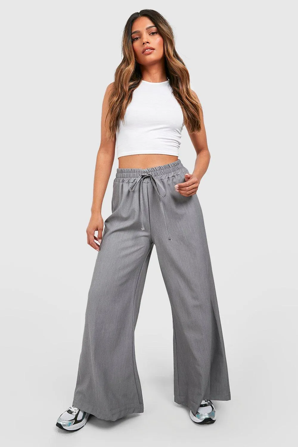 Relaxed Fit Woven Full Length Joggers