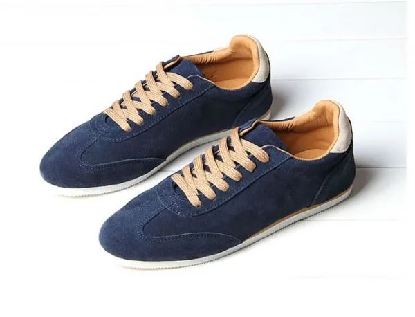 Retro fashion sneakers for Men with white Sole - Low top