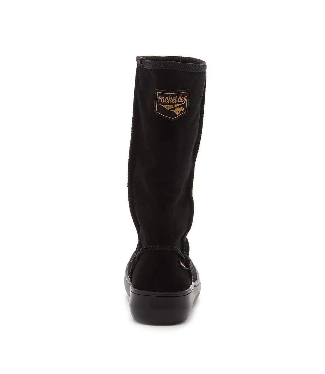 Rocket Dog Sugardaddy Womens/Ladies Leather Pull On Boot (Black) - UTFS6937