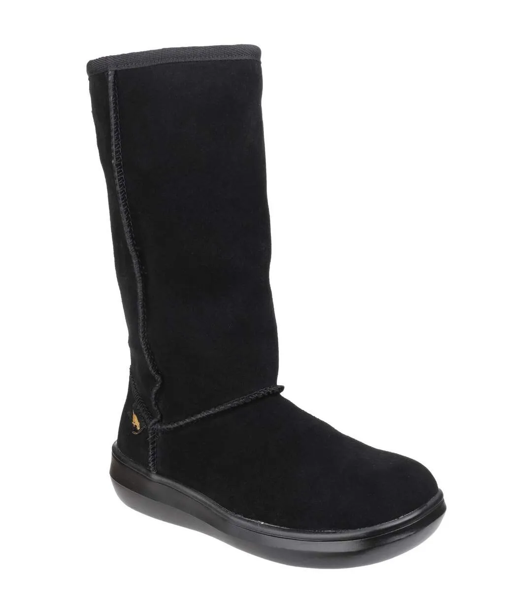 Rocket Dog Sugardaddy Womens/Ladies Leather Pull On Boot (Black) - UTFS6937