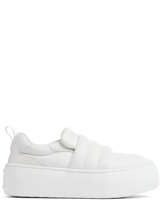 Roger Vivier   Puffy leather low top sneakers 