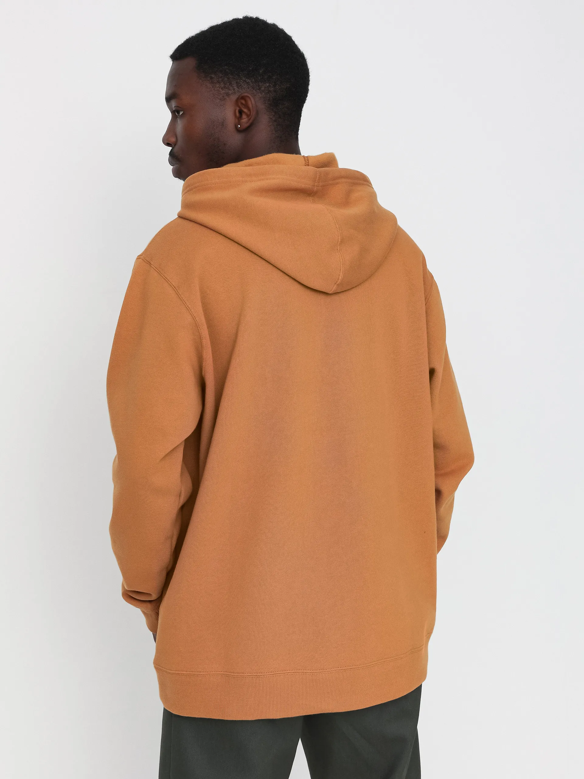 RVCA Americana HD Hoodie (dk choco/metallic gold)