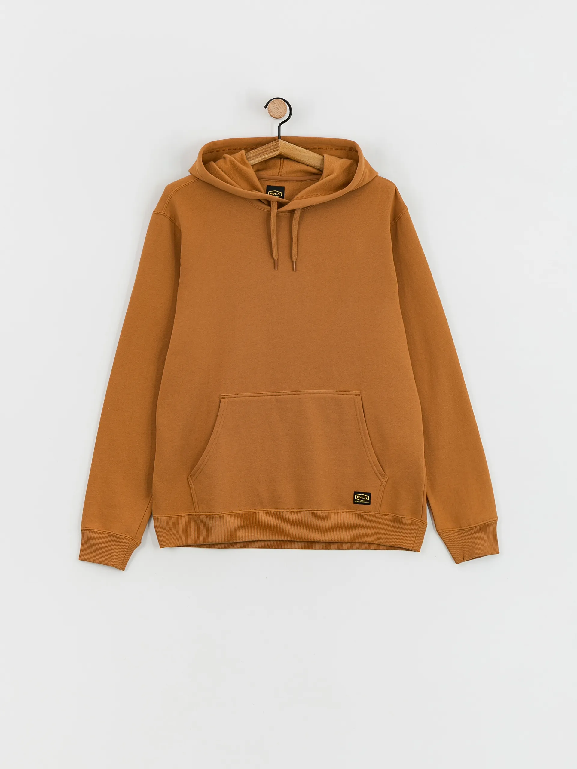 RVCA Americana HD Hoodie (dk choco/metallic gold)