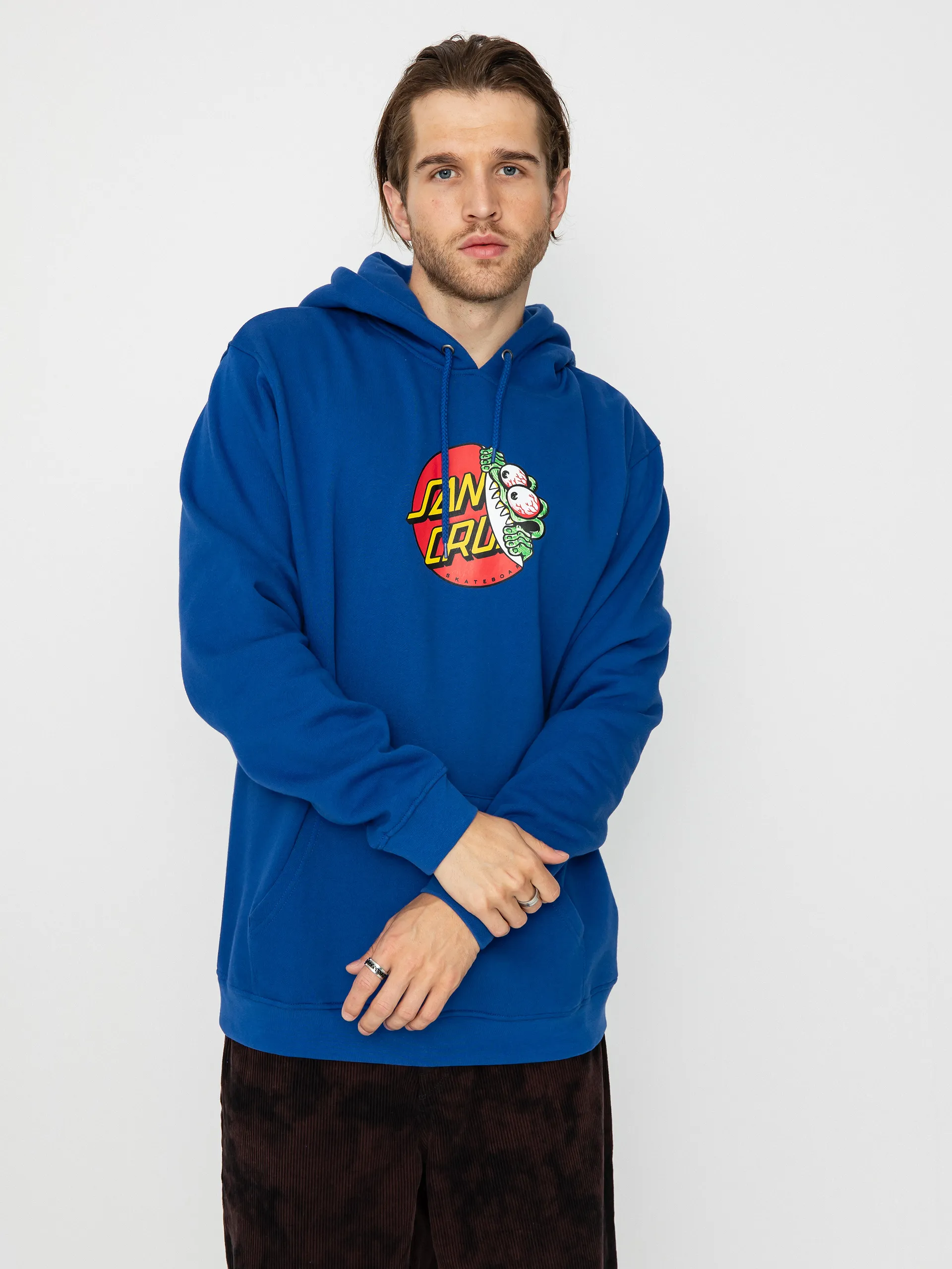 Santa Cruz Beware Dot Front HD Hoodie (cobalt)