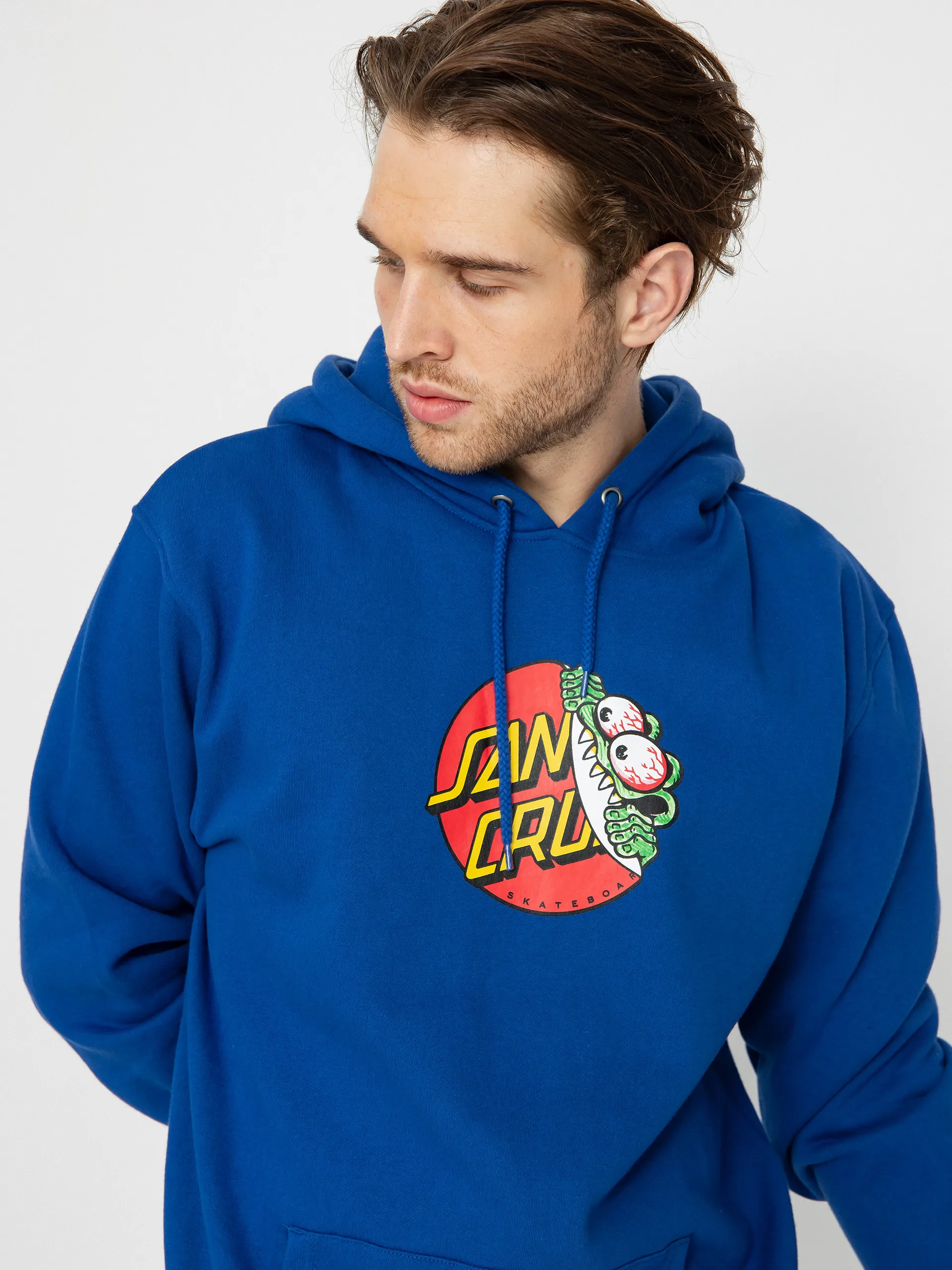 Santa Cruz Beware Dot Front HD Hoodie (cobalt)