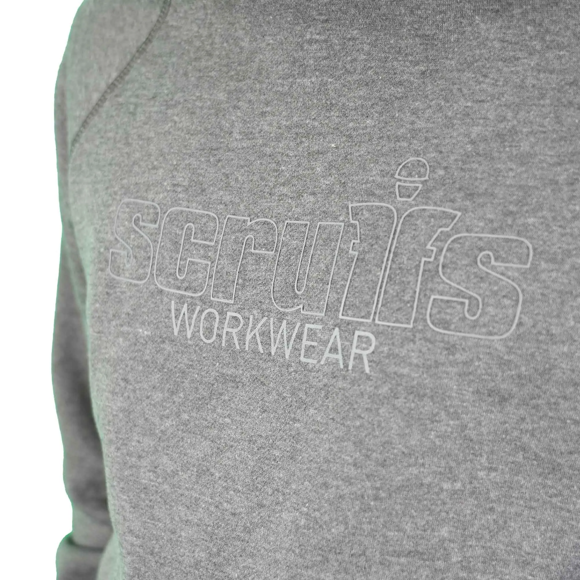 Scruffs Trade Hoodie Graphite Grey Brushed Fleece with Abratect Panels Size Large