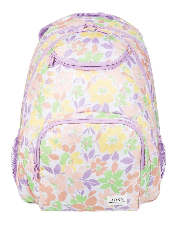 Shadow Swell Printed 24L Medium Backpack in White Ephemerae