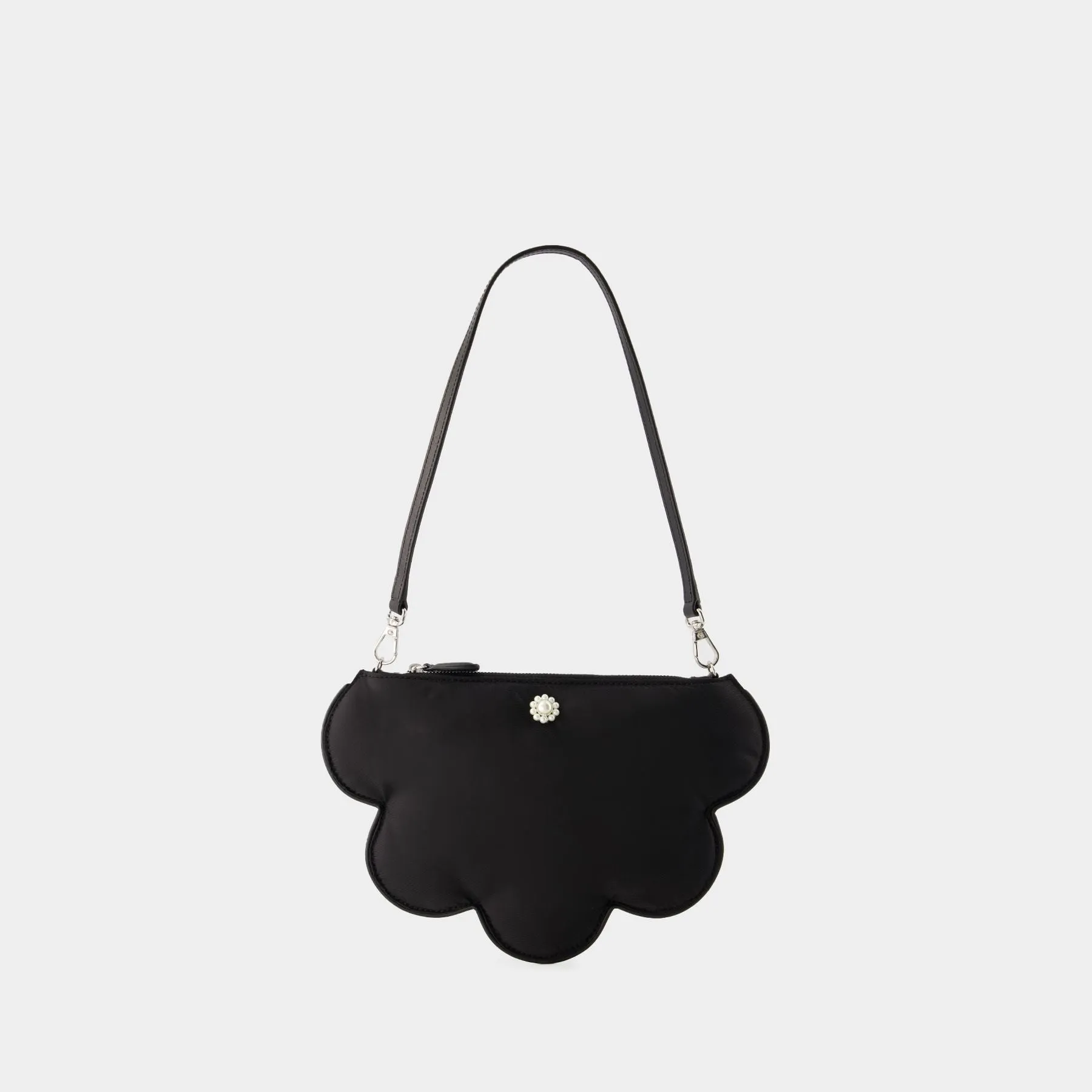 Simone Rocha  Daisy Shoulder Bag  - Simone Rocha - Polyester - Black