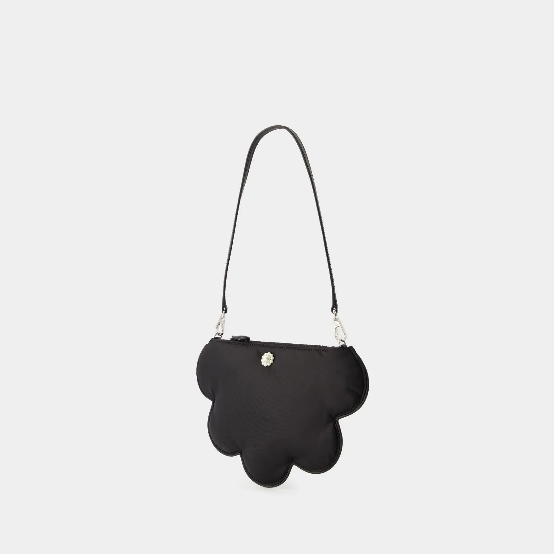 Simone Rocha  Daisy Shoulder Bag  - Simone Rocha - Polyester - Black