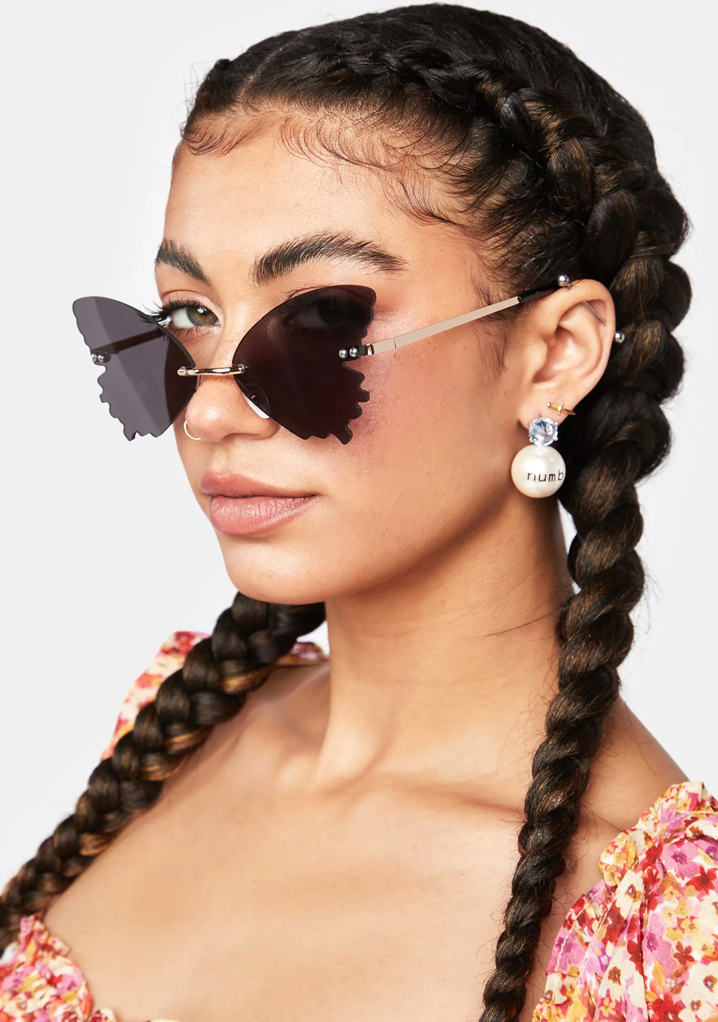 Smoke 'Em Out Butterfly Sunglasses-