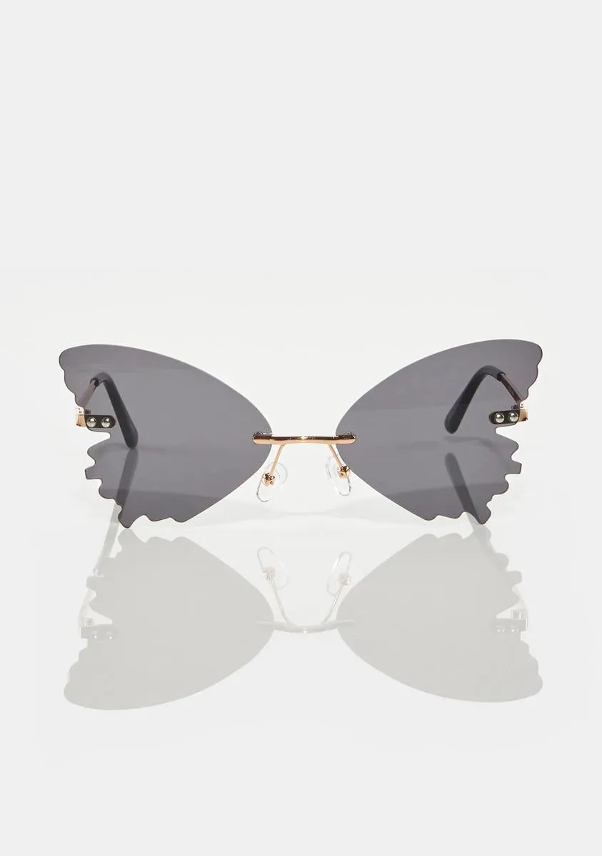 Smoke 'Em Out Butterfly Sunglasses-