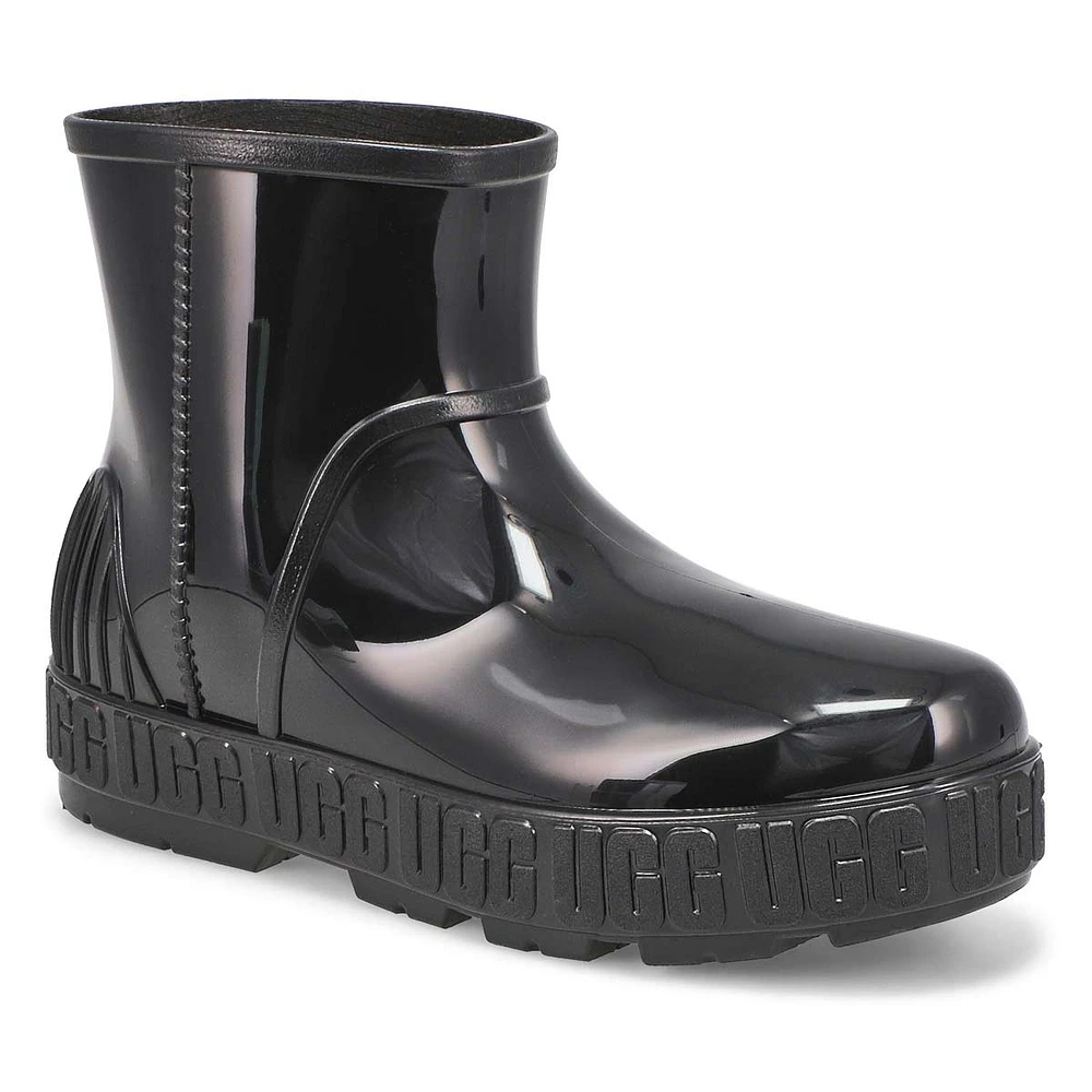 Soft Moc Womens Drizlita Rain Boot - Black