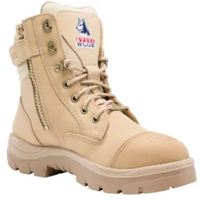 Steel Blue Southern Cross Zip Safety Boot Sand