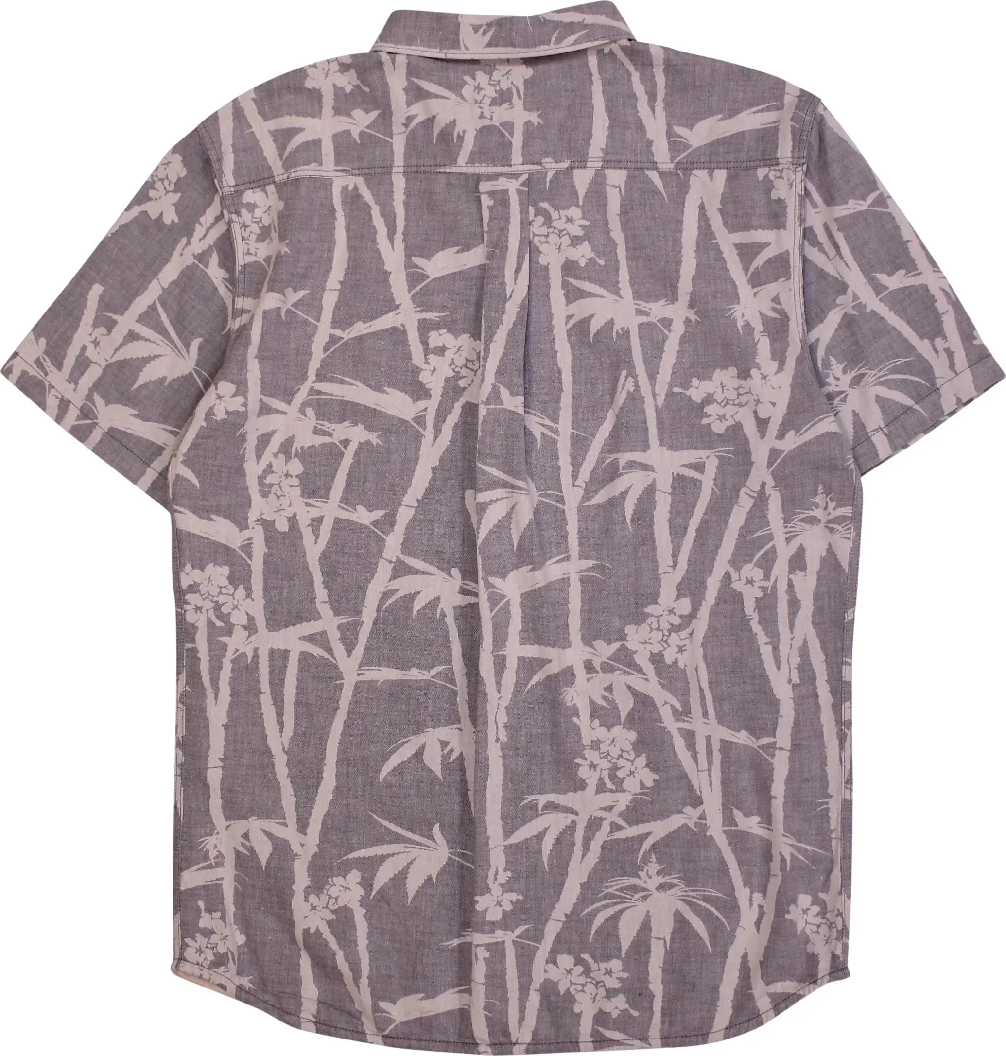 Summer Printed Grey Short Sleeve Shirt by Vans | ThriftTale