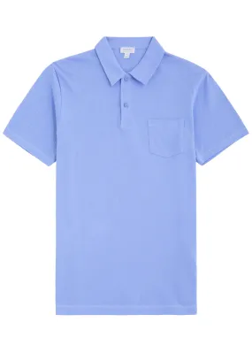 SUNSPEL Riviera cotton-mesh polo shirt  -                         -                     -                