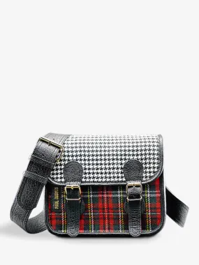 Tartan Leather Shoulder Bag - LaSacoche S - Barock | PAUL MARIUS