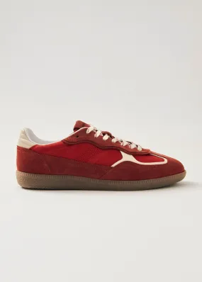 Tb.490 Rife Sheen Red Leather Sneakers  