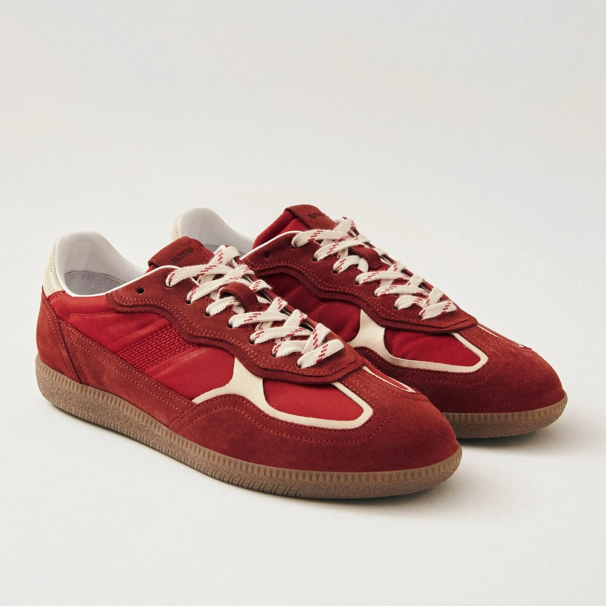 Tb.490 Rife Sheen Red Leather Sneakers  