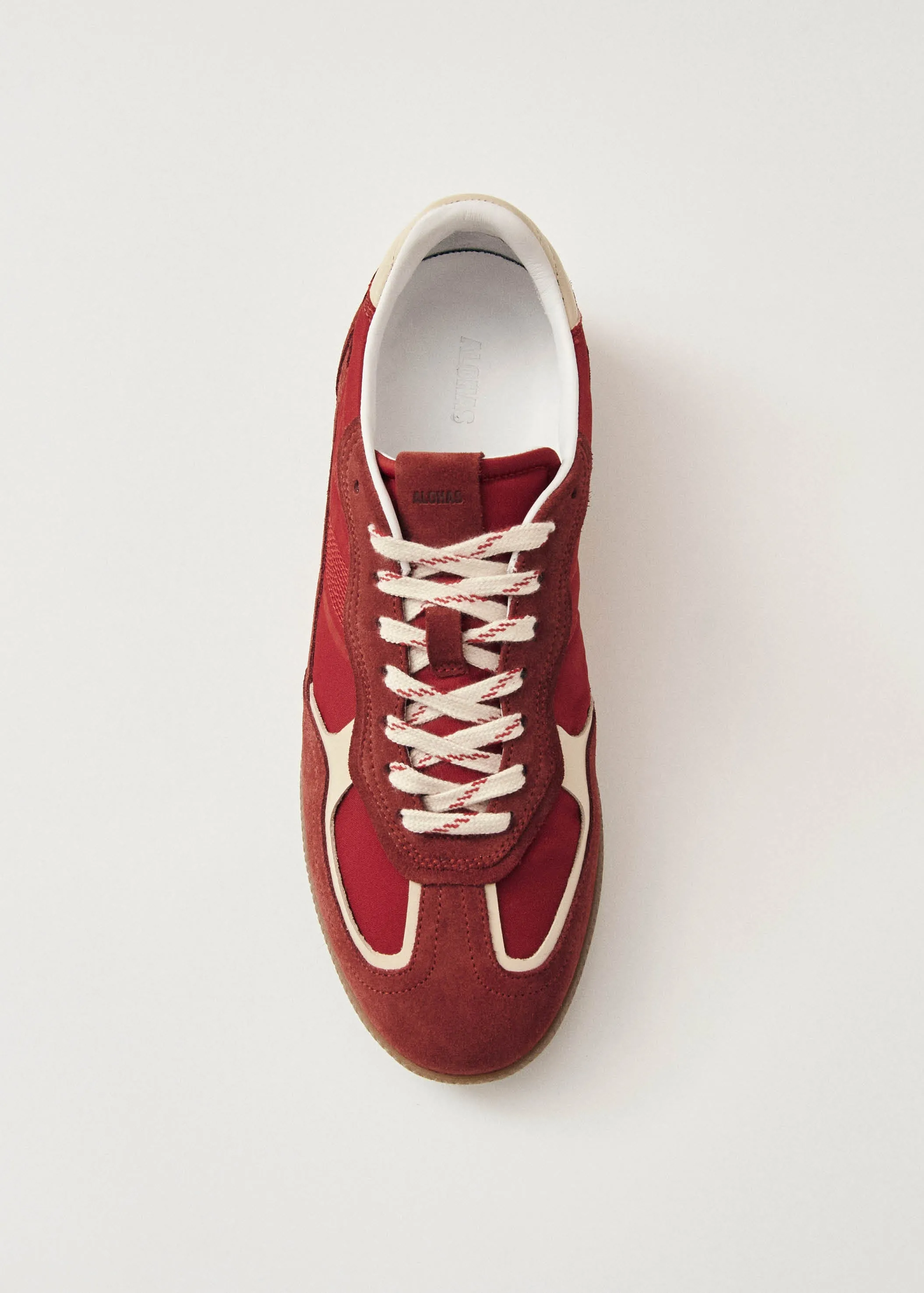 Tb.490 Rife Sheen Red Leather Sneakers  