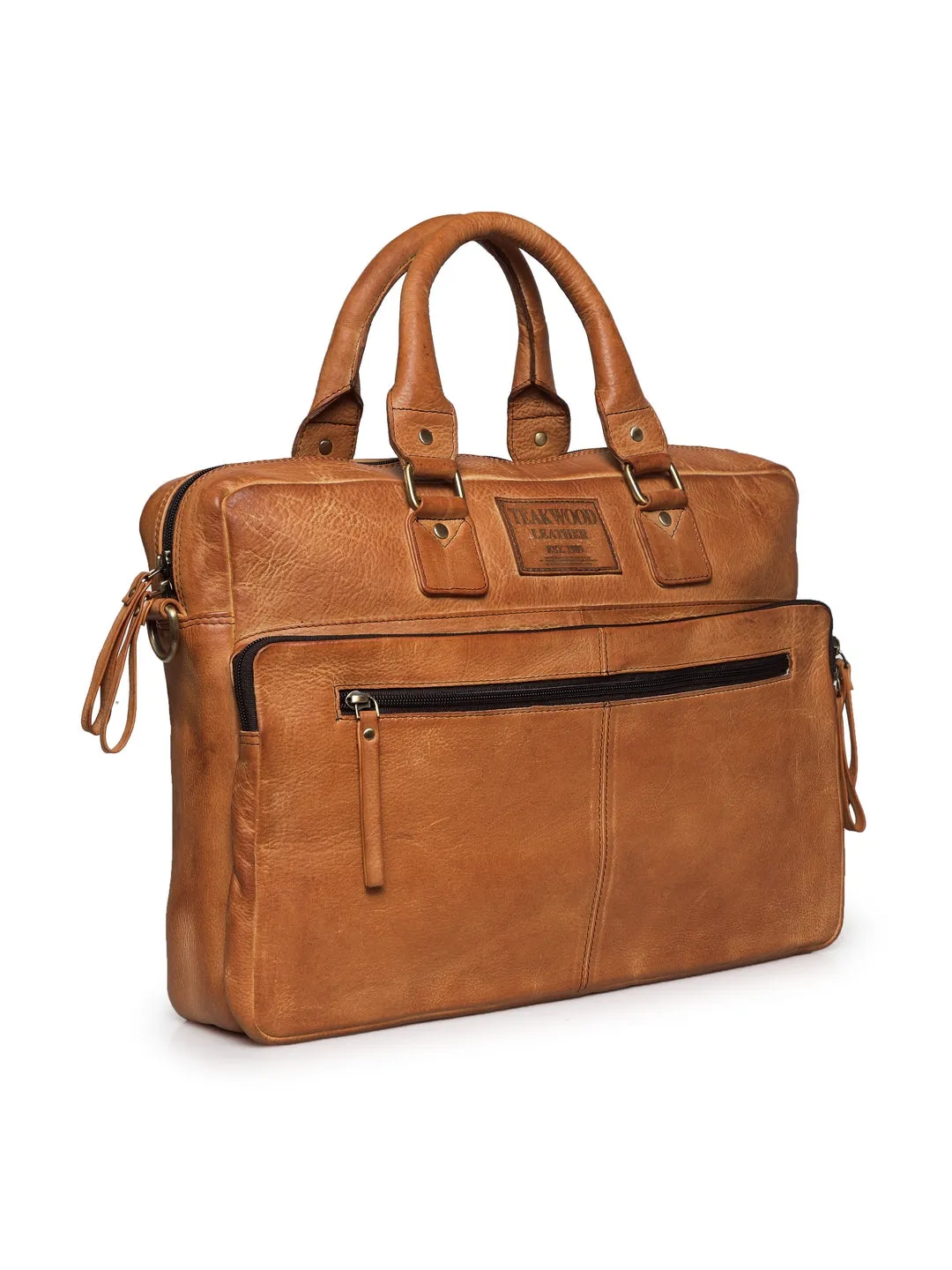 Teakwood Genuine Leather Laptop bag