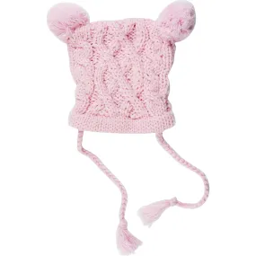 The Blueberry Hill Quinn Cable Hat, Pink