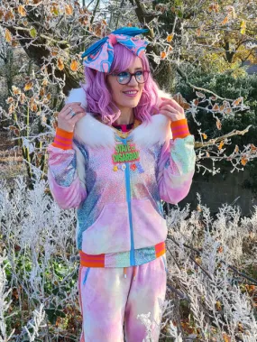 The Fluffalicious | Rasberry Ripple | Deluxe Disarray Hoodie | Unisex